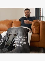 Star Wars Classic Quotes General Grievous Silk Touch Sherpa Throw Blanket