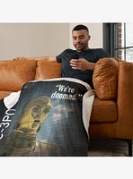 Star Wars Classic Quotes C-3PO Silk Touch Sherpa Throw Blanket