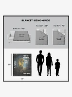 Star Wars Classic Quotes C-3PO Silk Touch Sherpa Throw Blanket