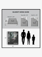 Star Wars Classic Quotes Boba Fett Silk Touch Sherpa Throw Blanket