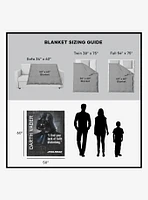 Star Wars Classic Quotes Vader Silk Touch Sherpa Throw Blanket