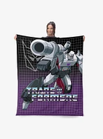Transformers G1 Grid Jazz Silk Touch Sherpa Throw Blanket
