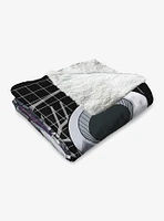 Transformers G1 Grid Jazz Silk Touch Sherpa Throw Blanket