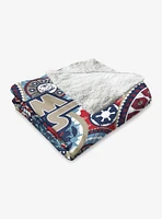 Star Wars Classic Repeats and Patterns Mandala Silk Touch Sherpa Throw Blanket