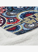 Star Wars Classic Repeats and Patterns Mandala Silk Touch Sherpa Throw Blanket