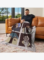 Star Wars Skeleton Crew Portraits 50x60" Silk Touch Throw Blanket