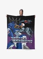 Transformers G1 Grid Optimus Prime Silk Touch Sherpa Throw Blanket
