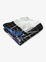 Transformers G1 Grid Optimus Prime Silk Touch Sherpa Throw Blanket