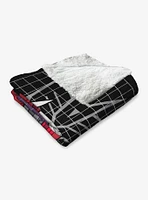 Transformers G1 Grid Soundwave Silk Touch Sherpa Throw Blanket