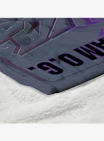 Transformers G1 Grid Starscream Silk Touch Sherpa Throw Blanket