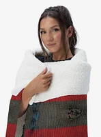 A Nightmare On Elm Street Sweater Silk Touch Sherpa Throw Blanket