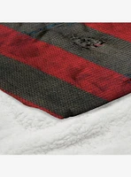 A Nightmare On Elm Street Sweater Silk Touch Sherpa Throw Blanket