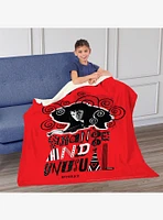 Beetlejuice So So Strange Silk Touch Sherpa Throw Blanket