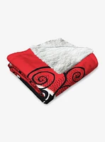 Beetlejuice So So Strange Silk Touch Sherpa Throw Blanket