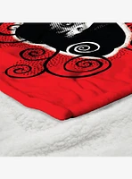 Beetlejuice So So Strange Silk Touch Sherpa Throw Blanket