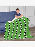 Beetlejuice No Rules Silk Touch Sherpa Throw Blanket