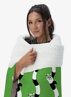 Beetlejuice No Rules Silk Touch Sherpa Throw Blanket