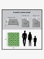 Beetlejuice No Rules Silk Touch Sherpa Throw Blanket