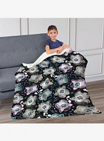 Furby Retro Furby Pattern Silk Touch Throw Blanket