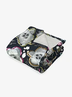 Furby Retro Furby Pattern Silk Touch Throw Blanket