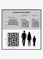 Furby Retro Furby Pattern Silk Touch Throw Blanket