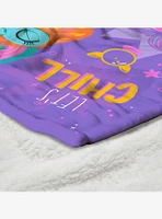 Furby Let's Chill Silk Touch Throw Blanket