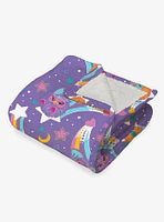 Furby Shooting Stars Silk Touch Throw Blanket