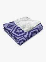 Beetlejuice Creepy Crawlies Silk Touch Sherpa Throw Blanket