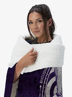 Beetlejuice Big Dark Room Silk Touch Sherpa Throw Blanket