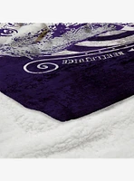 Beetlejuice Big Dark Room Silk Touch Sherpa Throw Blanket