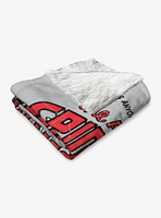 Marvel Spider-Man Peter Parker Alias Silk Touch Sherpa Throw Blanket