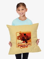 Star Wars Skeleton Crew Racers Throw Pillow