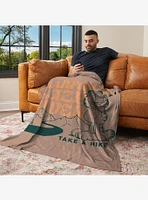 Garfield Take A Hike 50x60" Silk Touch Throw Blanket