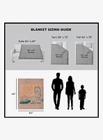 Garfield Take A Hike 50x60" Silk Touch Throw Blanket