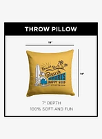Disney Mickey & Friends Beach Sports Throw Pillow