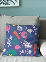 Disney Mickey & Friends Fresh Veggies Throw Pillow