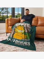 Garfield The Great Indoors 50x60" Silk Touch Throw Blanket