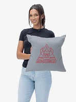 Mighty Morphin Power Rangers Megazord Line Art Throw Pillow
