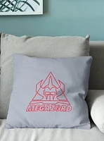 Mighty Morphin Power Rangers Megazord Line Art Throw Pillow