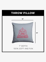 Mighty Morphin Power Rangers Megazord Line Art Throw Pillow