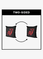 DC Comics Diamond Heart Throw Pillow