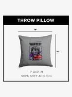 DC Comics Extremely Dangerous Throw Pillow