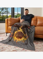 House of the Dragon Let It Reign 50x60" Silk Touch Throw Blanket