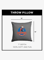 DC Comics Gotham Athletic Dept. Throw Pillow