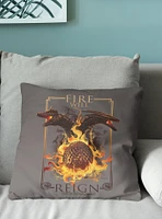 House of the Dragon Let It Reign Throw Pillow