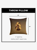 House of the Dragon Fire and Blood Reigns Throw Pillow