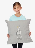 Where The Wild Things Are King Of All Throw Pillow