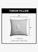 Where The Wild Things Are King Of All Throw Pillow
