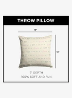 Where The Wild Things Are We'll Eat You Up Throw Pillow