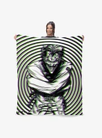 DC Comics Laughing Man 50x60" Silk Touch Throw Blanket